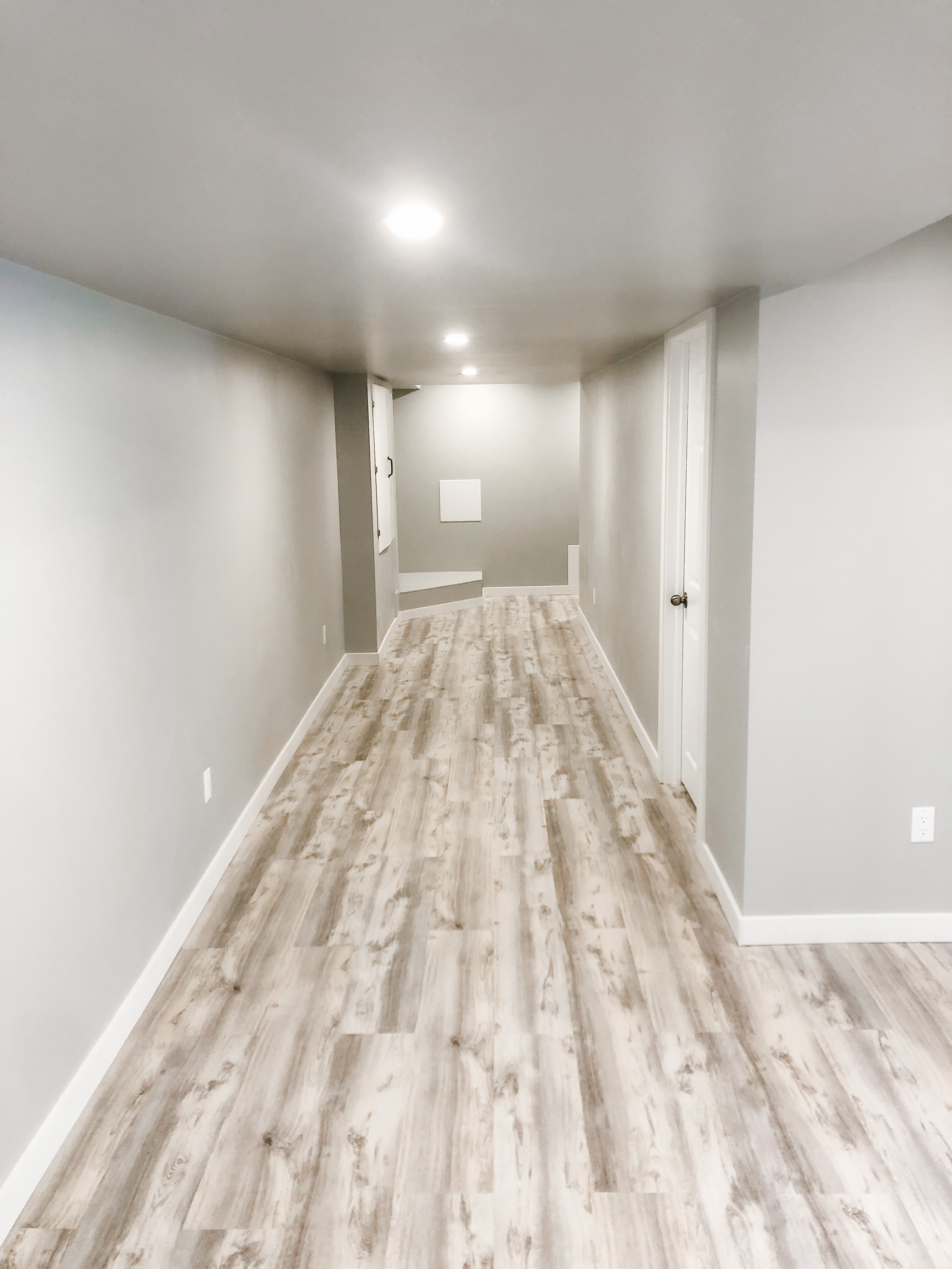 newly finished basement